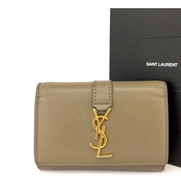 YVES SAINT LAURENT CADSANDRA LEATHER 6 RING KEY CASE/F0049 - Picture 7 of 7